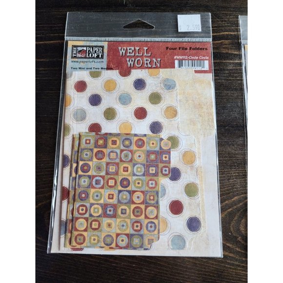 Scrapbook Mini Folder Envelope LOT Embellishments Paper Loft Vintage Retired #18 - Picture 2 of 5